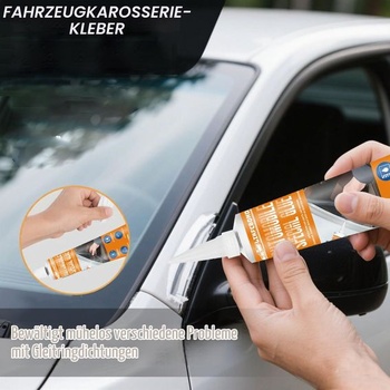 Tesniaca hmota na karosérie, lepidlo na karosérie čierne, 2 kusy, 50ml