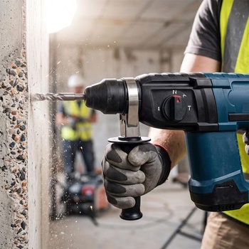Predná rukoväť elektrického kladiva QWORK®, 60–65 mm Predná rukoväť kladiva, pre príklepové vŕtačky