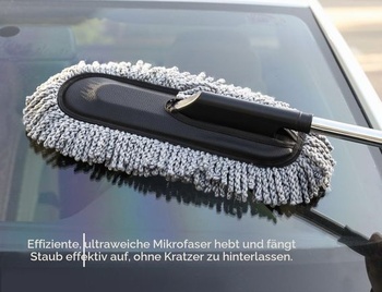 Moko Car Duster, kefa na umývanie áut, viacúčelová kefa z mikrovlákna, sada na čistenie interiéru a