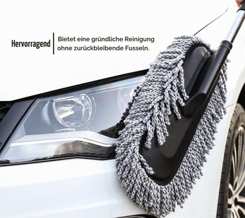 Moko Car Duster, kefa na umývanie áut, viacúčelová kefa z mikrovlákna, sada na čistenie interiéru a
