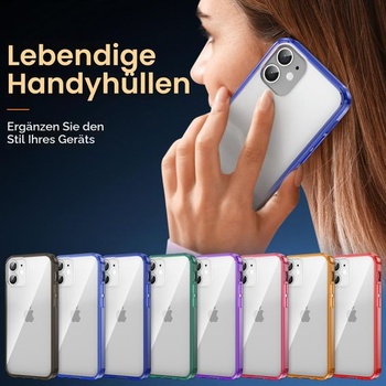 Puzdro pre iPhone 12 Mini, Priehľadné nárazuvzdorné ochranné puzdro s úpravou proti žltnutiu,