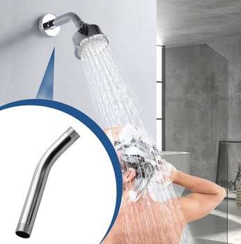 Prodloužení sprchové hlavice, prodlužovací sprchová trubka 23 cm nerezová prodloužení sprchové