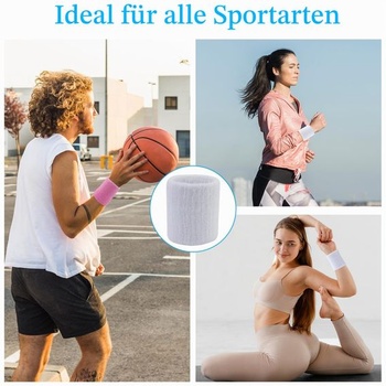 Savé potné náramky pre ženy, mužov a deti, sada 4 potných náramkov, fitness potné náramky na tenis,