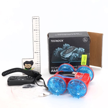 Tecnock diaľkovo ovládané obojživelné auto, ovládanie gestami 4x4, magnetické nabíjanie RC auto, doba