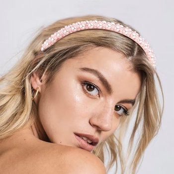 Perlová čelenka pre ženy, perlová čelenka, svadobná čelenka, dámska čelenka, elegantný vlasový