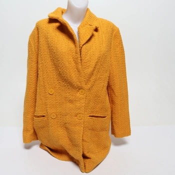 Dámský oranžový kabát - 44 EUR
