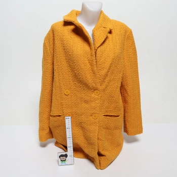 Dámský oranžový kabát - 44 EUR