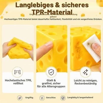 JSTHHTT Taba Squishy Fidget Toys, senzorické hračky s mnohými výrazmi tváre, zábavné a mäkké