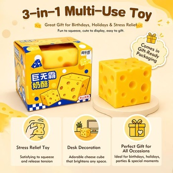 JSTHHTT Taba Squishy Fidget Toys, senzorické hračky s mnohými výrazmi tváre, zábavné a mäkké