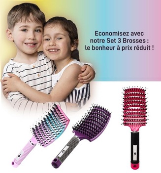 Kartáč na vlasy O³ - 3 Ks