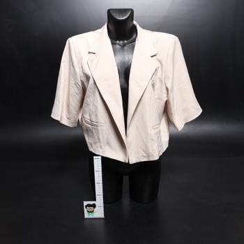 Dámské sako Fashion Lounge béžové, vel. M/L