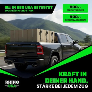 Rhino USA Upevňovací popruhy (balení 4 kusů) - 2,5 cm x 4,6 m (mezní zatížení 800 kg) - Ultimátní