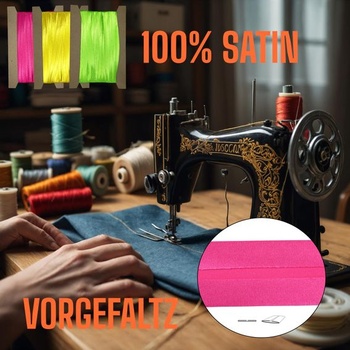 10m saténové šicí stuhy Roban Fashion