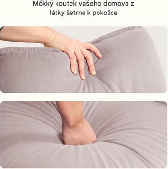 Polohovacie kreslo XR8BG-EU, nastaviteľné lakťové opierky, nosnosť 130 kg, béžové - A