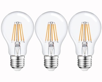 6W A60 E27 LED žiarovka 12V-24V AC/DC 3000K teplá biela 3 ks 12V LED žiarovka