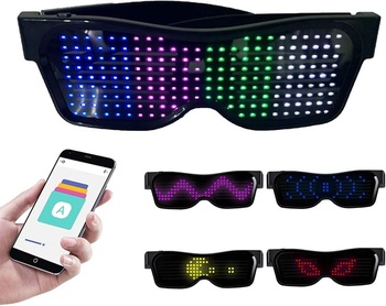 Bluetooth okuliare KOCAN s LED svetlom
