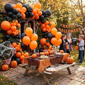 Oranžové balóniky, 100 kusov, oranžové narodeninové balóniky, latexové héliové balóniky k narodeninám