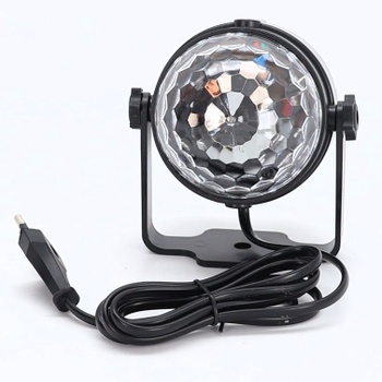 LED disco guľa Sebruanc na diaľkové ovládanie