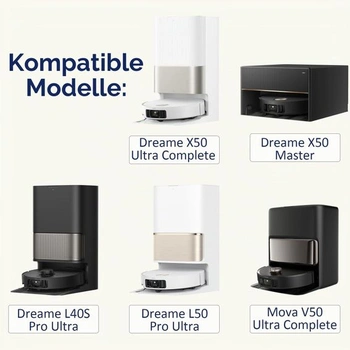 Stírací podložky a stírací desky pro náhradní díly Dreame L50 X50/ L40S Pro Ultra/Mova V50 Ultra X50