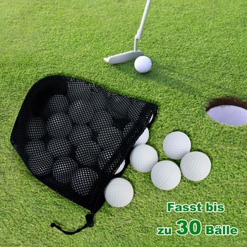 Taška na golfové loptičky – balenie 6 sieťovaných tašiek so sťahovacou šnúrkou, taška na golfové loptičky,