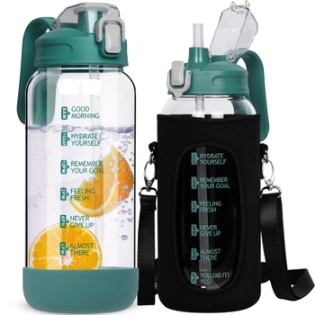 1.5 l sklenená motivačná fľaša DEARRAY