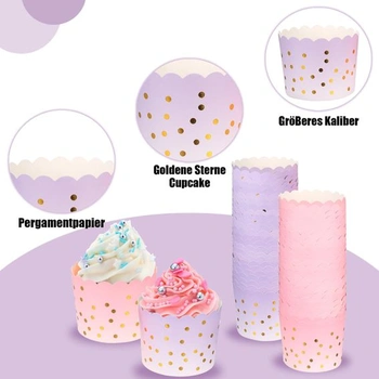 100 papierových košíčkov na muffiny/cupcakes na sviatky a oslavy