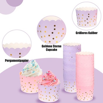100 papírových košíčků na muffiny/cupcakes pro svátky a oslavy