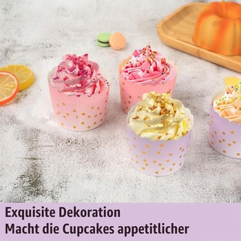 100 papierových košíčkov na muffiny/cupcakes na sviatky a oslavy