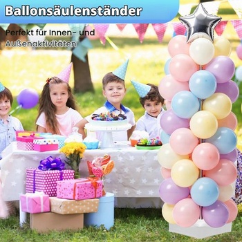 Súprava 2dielnych stojanov na balóniky, opakovane použiteľný stojan na balóniky 2M
