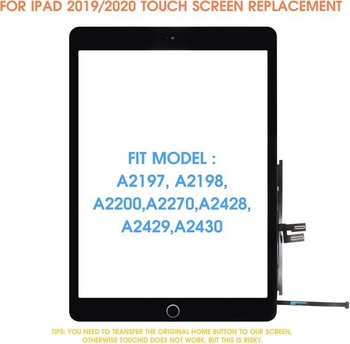Pro iPad 7 2019 / iPad 8 2020 dotyková obrazovka s digitalizátorem pro iPad 7 / iPad 8 náhradní