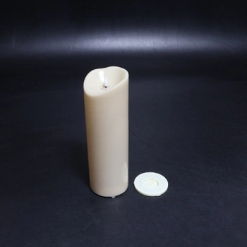 LED svíčky EXTSUD 31,5 cm × 10 cm s dálkovým ovládáním, odolné proti stříkající vodě, s časovačem,