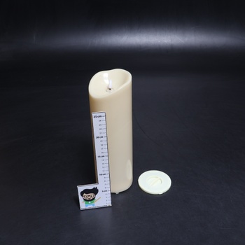 LED svíčky EXTSUD 31,5 cm × 10 cm s dálkovým ovládáním, odolné proti stříkající vodě, s časovačem,
