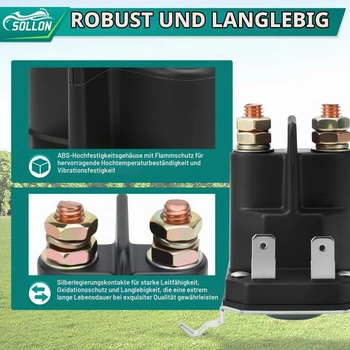 862-1241-211-12 Štartovacie relé, spínač solenoidu štartéra, 12V pre kosačky na trávu, snežné