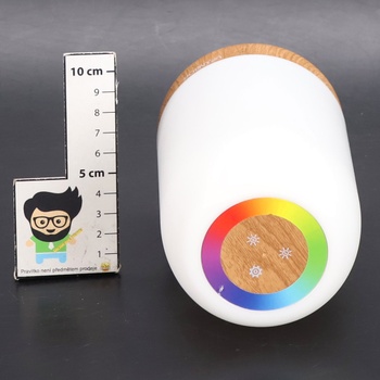 UPXNBOR LED nočná lampa stmievateľná dotykom s 256 farbami RGB a 4 režimami, bezdrôtová stolná lampa s