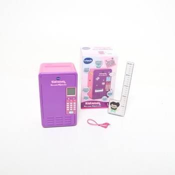 VTECH - KidiSecrets, My MagicLocker skrinka, fialová a ružová, tajný trezor s kódom, reproduktor,
