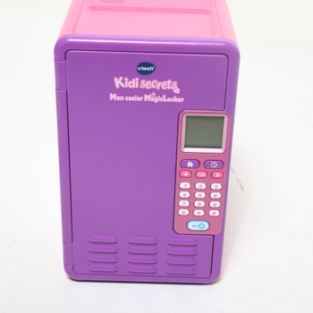 VTECH - KidiSecrets, My MagicLocker skrinka, fialová a ružová, tajný trezor s kódom, reproduktor,