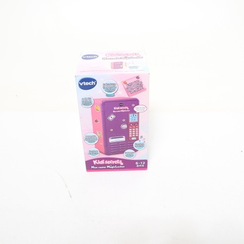 VTech - KidiSecrets, My MagicLocker skříňka, fialová a růžová, tajný trezor s kódem, reproduktor,