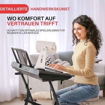 Stojan na klávesy Pyle, stojan na elektronické piano, stojan na digitálne piano, nastaviteľná