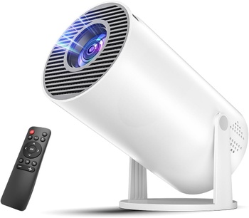 Mini LED projektor Fineade biely