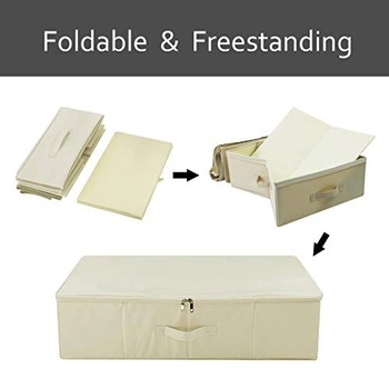 Iwill CREATE PRO Boxy na boty pod postel s víkem, skládací, organizér na oblečení pod postel,