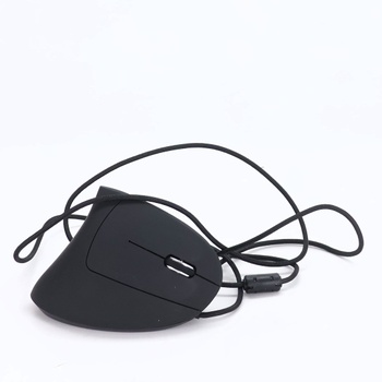 Ergonomická vertikálna myš s USB káblom (172 cm) – 6 tlačidiel, nastaviteľné DPI 800/1200/1600, RGB