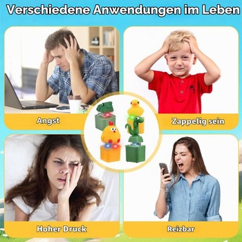4dielna kľúčenka s kačicou, kvákaním, gombíkom s jašteričkou a žabou