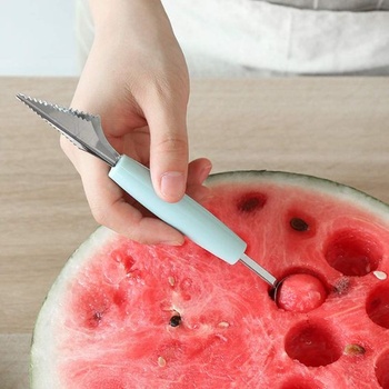 Hoshen 4dílná nerezová naběračka na ovoce, naběračka na meloun, naběračka na ovocné kuličky,