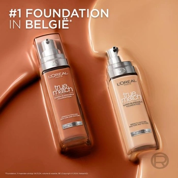 L'Oréal Paris, True Match Foundation, ľahko roztierateľný, s kyselinou hyalurónovou, vegánske