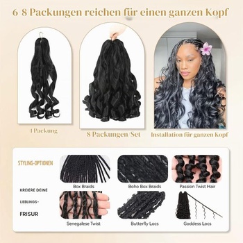 Predĺženie vlasov Firstcyh Hair 41 cm, 8 ks
