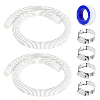 2 x 32mm bazénové hadice pre bazénové čerpadlá, náhradné bazénové hadice so 4 bezpečnostnými