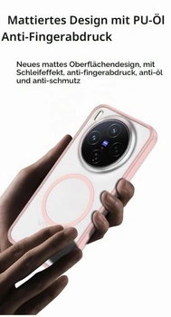 Magnetický kryt na telefon GIOPUEY pro VIVO X300 Ultra, kompatibilní s MagSafe, matný PC zadní kryt