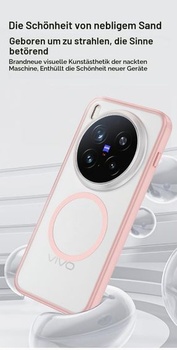 Magnetický kryt na telefon GIOPUEY pro VIVO X300 Ultra, kompatibilní s MagSafe, matný PC zadní kryt