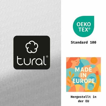 Tural - Extra elastický a odolný poťah na matrac so zipsom. Malý jednolôžkový rozmer 80 x 200 cm.