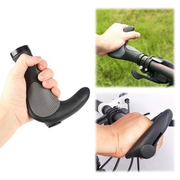 MINZHI 1 pár rukovätí na riadidlá pre horské bicykle, bicykle, rukoväte na riadidlá s rohovinou,